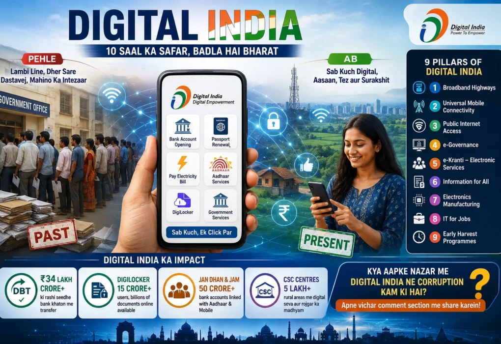 Digital India Mission 2026 key highlights and achievements representation